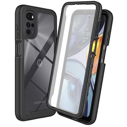 Чoхол Shockproof до Motorola Moto G22, із захисним екраном, м'яти