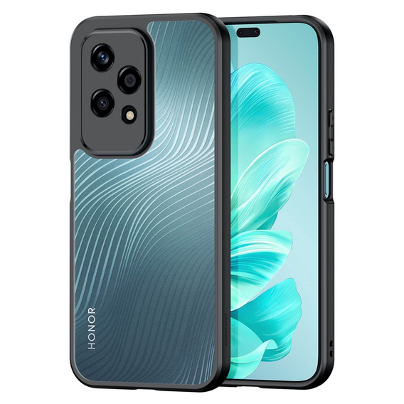 Чохол DuxDucis для Honor 200 Lite, Aimo case, прозорий / чорний