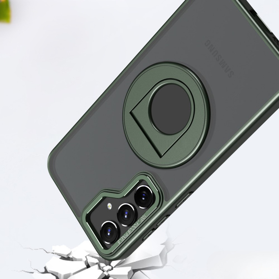 Чохол для Samsung Galaxy S23 FE, Military Magnet, для MagSafe, зелений