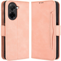Футляр з клапаном для Xiaomi Redmi A5, Card Slot, рожевий