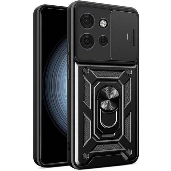 Чехол NOX Camera Slide Motorola Edge 50 Neo / Motorola ThinkPhone 25, CamShield Slide, чёрный