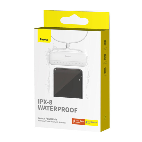 Baseus Lets Slip универсальный Чехол WaterProof Case - White