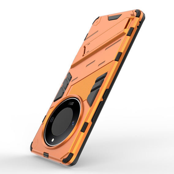Чохол для Honor Magic 6 Lite 5G, Military kickstand, помаранчевий