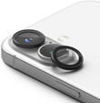 2x загартоване скло ERBORD OPTIK Pro для камери iPhone 16 / 16 Plus, чорний