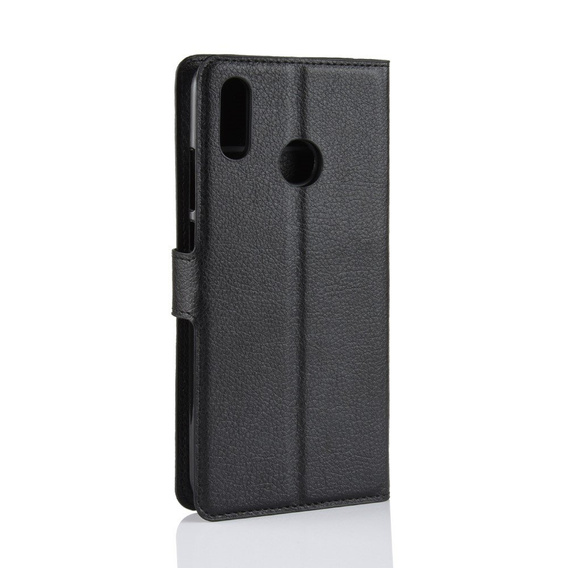 Чохол-книжка для Huawei P Smart 2019, Split Leather Wallet, чорний