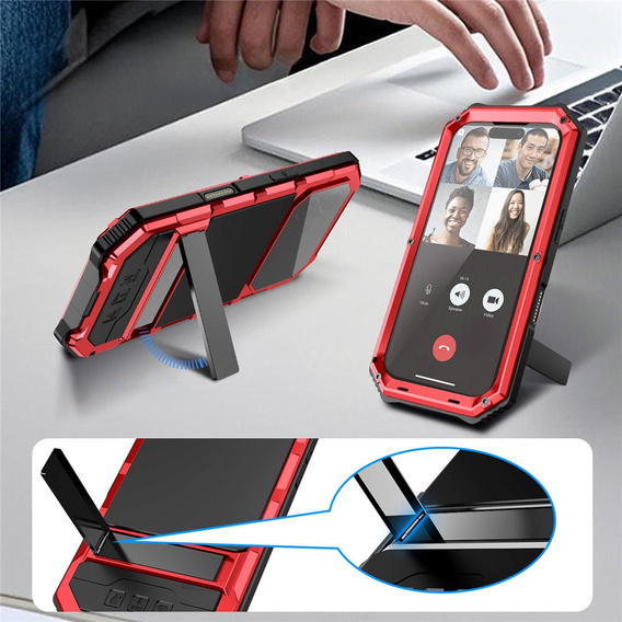 Бронированный чехол с подставкой R-JUST для iPhone 17