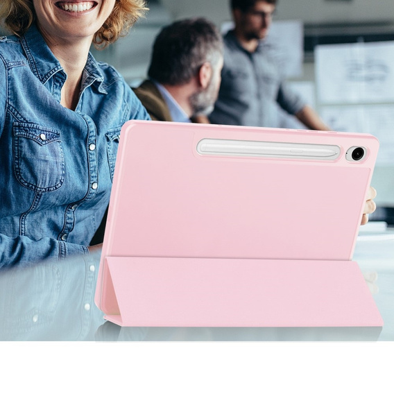 Чохол для Samsung Galaxy Tab S10 Lite / S10 FE / S9 FE, Smartcase з місцем для стилуса, рожевий