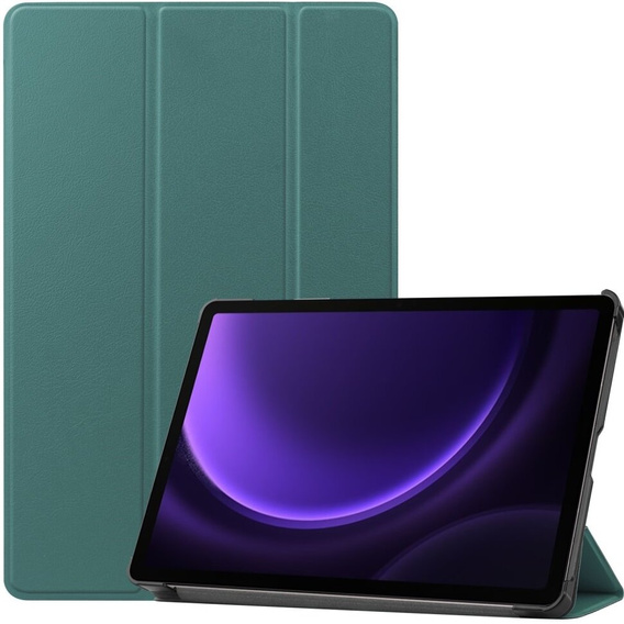 Чехол для Samsung Galaxy Tab S9 FE, Tri-fold, зелёный
