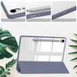Чехол для Samsung Galaxy Tab S10 FE+ Plus, Smartcase Hybrid, с местом для стилуса, фиолетовый