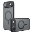 Матовый чехол для iPhone Air, для MagSafe, с защитой камеры, черный