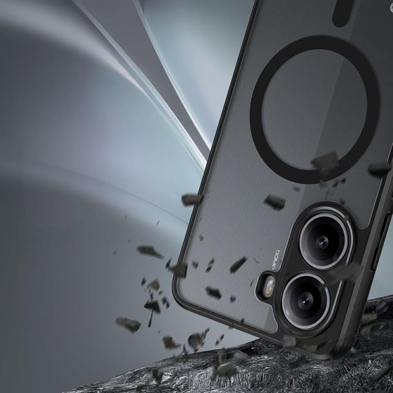 Чехол для Xiaomi Poco X7 Pro 5G, для MagSafe, ERBORD Matt Case, чёрный