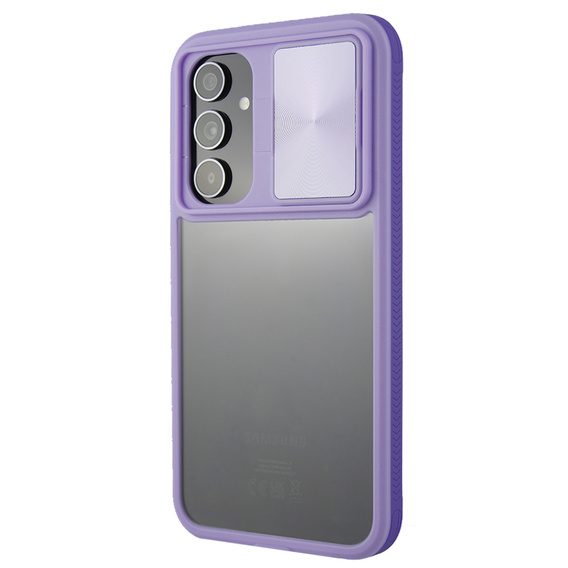 Чехол до Samsung Galaxy S23 FE, Slide Camera, фиолетовый