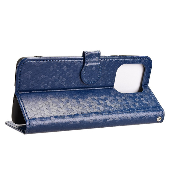 Флип-кейс для Motorola Edge 60 / 60 Fusion, Wallet Rhombus, синий