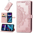 Откидной чехол для Oppo A80, Mandala, розовый rose gold