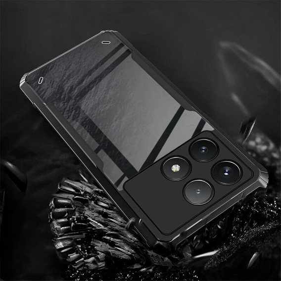 Чoхол до Xiaomi Poco F6 Pro, AntiDrop Hybrid, чорний