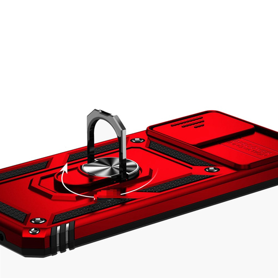 Чохол NOX Camera Slide Motorola Moto G22, CamShield Slide, червоний