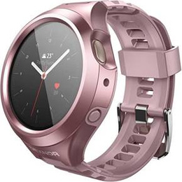 Ремень + чехол Dexnor для Samsung Galaxy Watch Active 2 44mm, with tempered glass, розовый