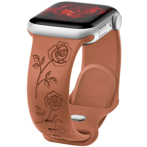 Силіконовий ремінець для Apple Watch 1/2/3/4/5/6/7/8/9/SE 38/40/41/мм
