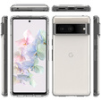 Чехол до Google Pixel 7, Fusion Hybrid, прозрачный