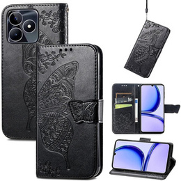 Чохол-книжка для Realme Note 50, Butterfly, чорний