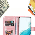 Чохол-книжка для Samsung Galaxy A54 5G, Mandala Flower, рожевий rose gold