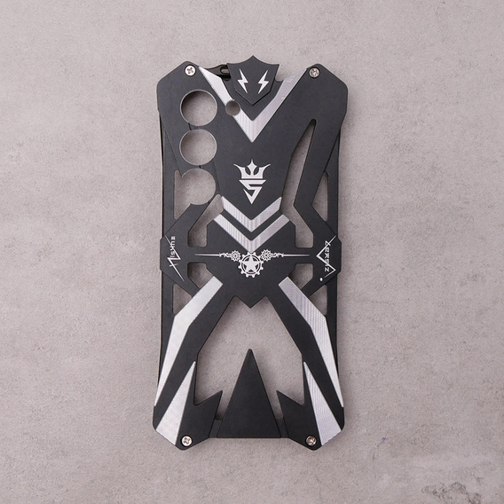 Бронированный чехол для Samsung Galaxy S23, Aluminum Alloy, чёрный