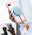 Чохол для iPhone 16E, Shockproof, зі склом, для MagSafe, рожевий