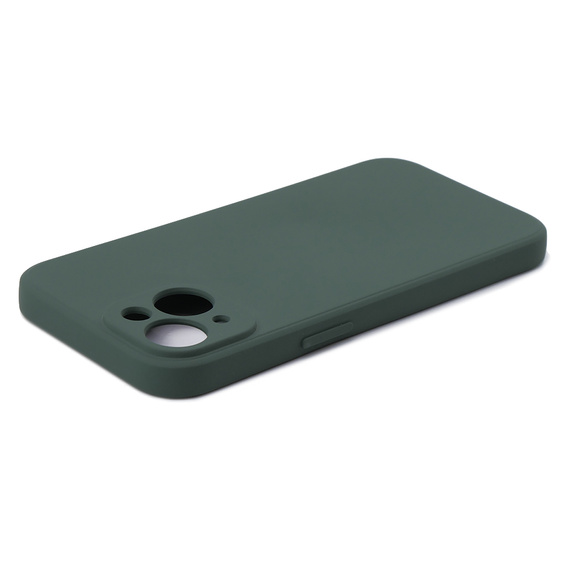 Чехол до iPhone 15, Silicone Lite, тёмно-зелёный