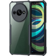 Чохол для Xiaomi Redmi A3, з магнітною пластиною, прозорий / чорний