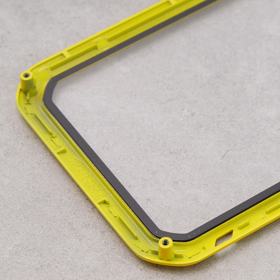 Чехол Love Mei до iPhone 12, armored with glass, жёлтый