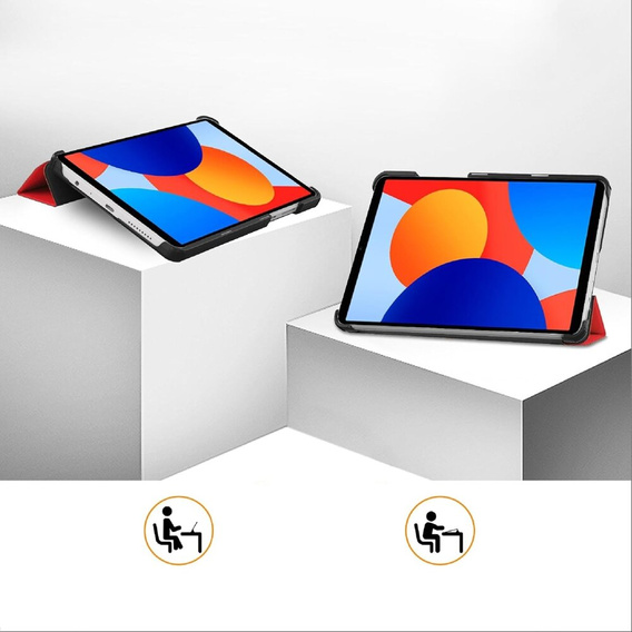 Чохол для Xiaomi Redmi Pad SE 8.7, Smartcase, червоний