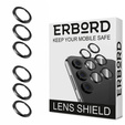 2x Стекло камеры для Samsung Galaxy S24, ERBORD Camera Lens, черный