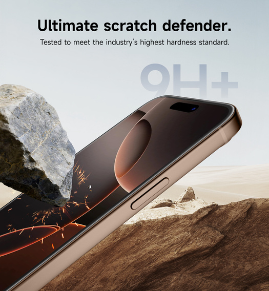 2x Захисне скло SURITCH для iPhone 16 Pro Max