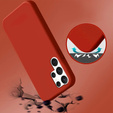 Чoхол до Samsung Galaxy S22 Ultra 5G, Silicone Lite, червоний