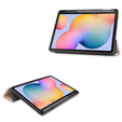 Чохол для Samsung Galaxy Tab S6 Lite, трискладний, рожевий rose gold