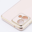 Чехол для Motorola Moto G84 5G, Glamour CamShield, розовый rose gold