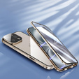 Чехол для iPhone 16 Pro, Magnetic Dual Glass, золотой