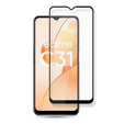 Загартоване скло Mocolo Full Glue для Realme C31, чорна рамка