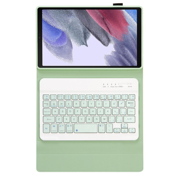 Чохол + клавіатура Samsung Galaxy Tab A7 Lite 8.7 T220 / 225, світло-зелений