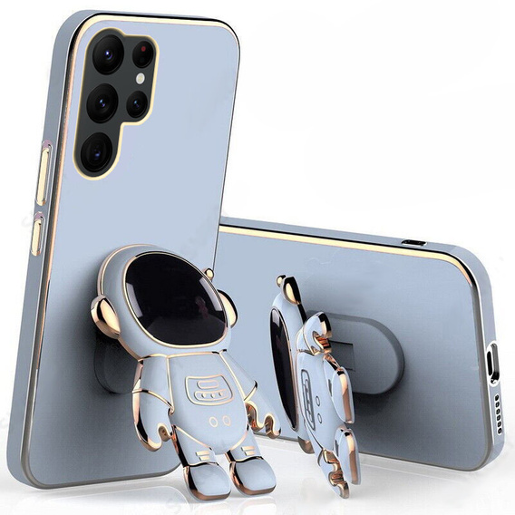 Чехол до Samsung Galaxy S23 Ultra, Astronaut, синий