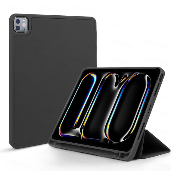 Чехол для iPad Pro 11 2024, Smartcase с местом для стилуса, чёрный
