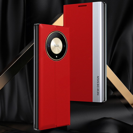 Чохол-книжка для Honor Magic 6 Lite 5G, Side Magnetic, червоний