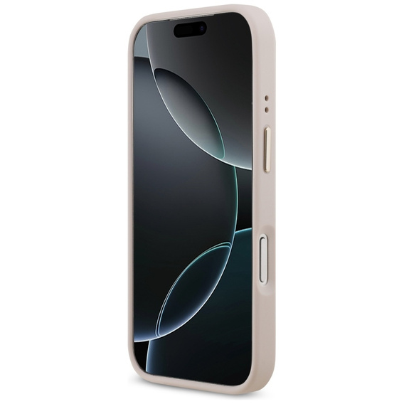 Чехол GUESS 4G Strass Logo с ремешком, MagSafe для iPhone 17 Pro Max