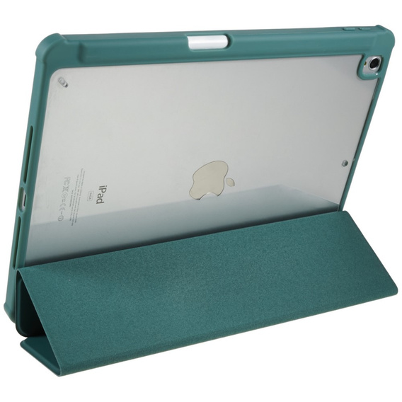 Чехол для iPad 10.2 2021 / 2020 / 2019, Smartcase Hybrid, с местом для стилуса, тёмно-зелёный