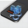 2x закаленное стекло ERBORD OPTIK Pro для камеры iPhone 16 Pro / 16 Pro Max, чёрный