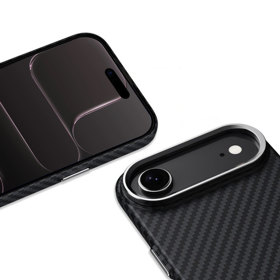 Чехол BENKS Kevlar Armor PRO Carbon Fiber 600D A068 для MagSafe для iPhone Air