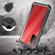 Чехол до Samsung Galaxy S20 FE, Dexnor Full Body Rugged, прозрачный / черный