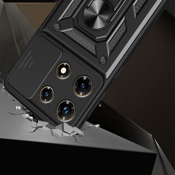 Чехол NOX Camera Slide Infinix Note 30 Pro, CamShield Slide, чёрный