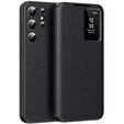 Флип-кейс для Samsung Galaxy S23 Ultra, Smart View Wallet, чёрный
