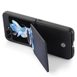 Чохол для Samsung Galaxy Z Flip7 FE / Z Flip6, Card Slot Ring Case, чорний